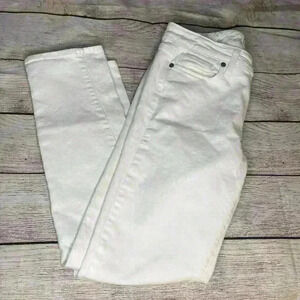 Paige White Skyline Ankle Peg Skinny Jeans